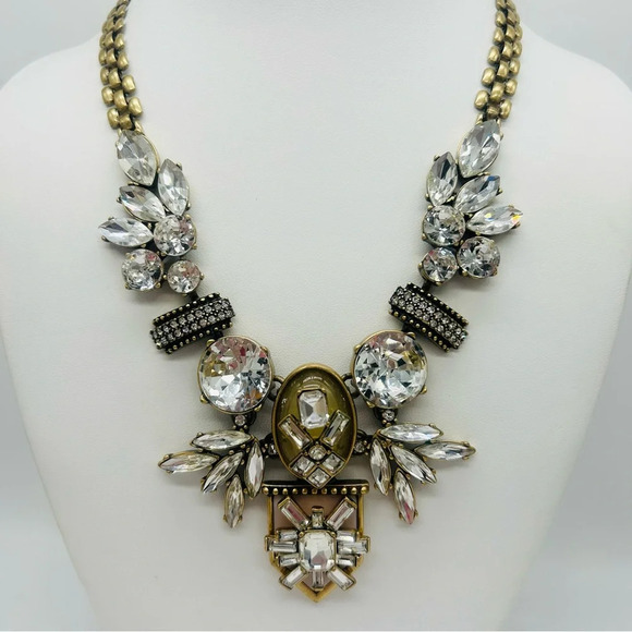J. Crew Ornate Jeweled Necklace